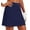 Navy Blue, variant on Ekouaer Skort Golf Skirts for Women Tennis Athletic Skirt Inner Shorts Pocket Floral Running Workout Sports Skorts