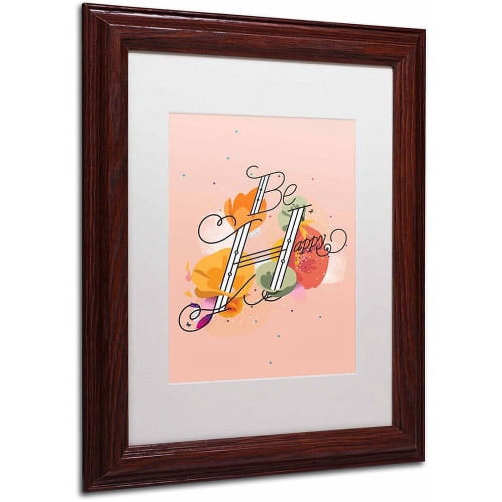 Trademark Fine Art "The Reminder" Canvas Art by Kavan & Co White Matte, Wood Frame