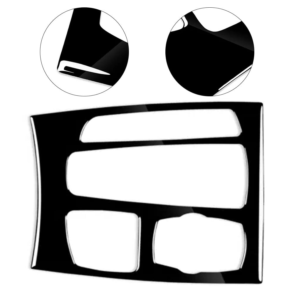 Premium Piano Black Gear Shift Panel Cover Trim for BMW for X5 X6 F15 F16