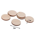 thumbnail image 6 of Natural Wood Circles 50 Pieces Unfinished Round Blank Wooden Cutout Slices Discs for Book Signing Sunday School Boards 50pcs 30mm, 6 of 10