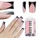 thumbnail image 1 of Nail Tips NOVO OVO Halloween Black French Tip Duck x240, 1 of 7