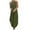 Green, variant on Pisexur Womens Summer Dress Loose Plain Cotton and Linen Shirt Dress Sleeveless Halter Layered Ruffles Casual Boho Flowy Maxi Dress