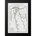 thumbnail image 2 of D''Anville 13x18 Black Modern Framed Museum Art Print Titled - Africa Ancient Egypt - DAnville 1799, 2 of 5
