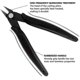 thumbnail image 3 of Mini wire cutter, precision wire cutter, strong and sharp side wire cutter with split spring, perfec, 3 of 5