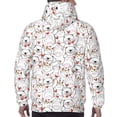 thumbnail image 7 of Lsque Cat Bear Rabbit Pattern Casual Men's Hoodie,Hooded Sweatshirt with Kangaroo Pocket,Pullover Hoodie-Small, 7 of 7