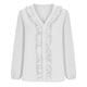 thumbnail image 3 of Tamaño Más Túnica de Manga Larga Tops para las Mujeres Blusa de Cuello en V Casual, Camisas Sueltas para Todas las Estaciones, 3 of 8