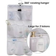 thumbnail image 3 of NOGIS 8 Pockets Mesh Shower Organizer Hanging Caddy with Rotating Hanger Quick Dry Bathroom Storage（1 Curtain Rings）, 3 of 7
