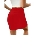 thumbnail image 5 of Sweet Hearts Bodycon Black Mini Skirt for Women- High Waist Womens Skirt Made in USA, 5 of 5
