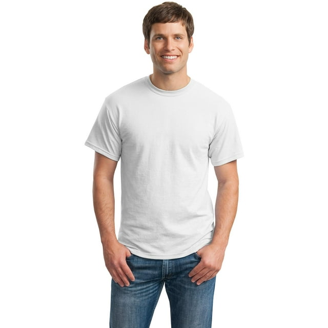 Gildan Men's Short Sleeve DryBlend 50 Cotton/50 Poly T-Shirt - 8000