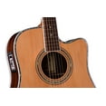 thumbnail image 4 of Zager Full Size ZAD80CE Solid Cedar/Rosewood Acoustic Electric with Aura Electronics - Natural Finish, 4 of 5