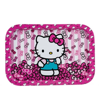 Hello Kitty Raining Bows Serving Food Tray