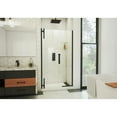 thumbnail image 2 of DreamLine Ascend 40 - 41 inch W x 72 inch H Frameless Pivot Shower Door in Matte Black, 2 of 6