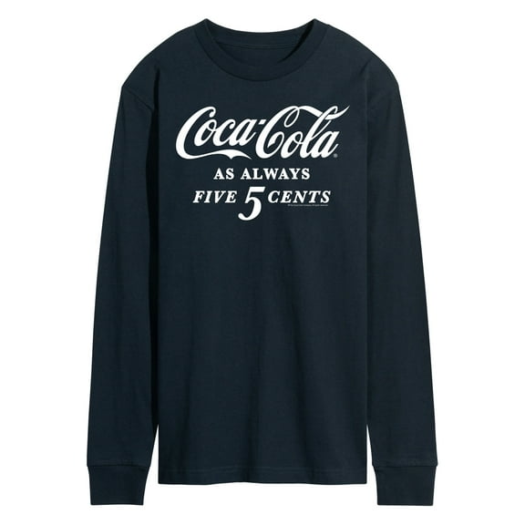 Coca-Cola - As Always Five Cents - Men's Long Sleeve T-Shirt