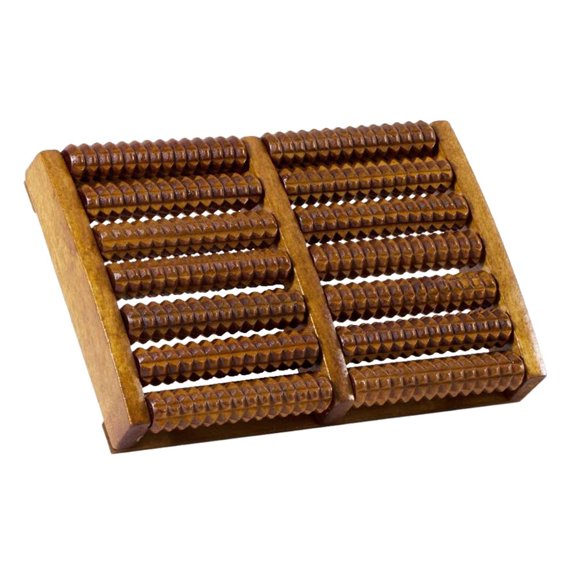 Herramientas de Madera Del Del Rodillo Del Del Talón de Los Pies Durante Resistencia de Desgaste Durable de Los Materiales Del Viaje 7 filas shamjiam masajeador de rodillos