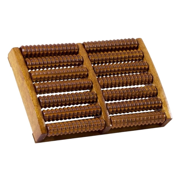 Herramientas de Madera Del Del Rodillo Del Del Talón de Los Pies Durante Resistencia de Desgaste Durable de Los Materiales Del Viaje 7 filas shamjiam masajeador de rodillos