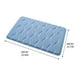 thumbnail image 3 of Alfombrilla de baño para inodoro con forro polar, absorbente de agua y antideslizante. Alfombrilla de baño con textura para separar zonas húmedas y secas. Alfombra suave y absorbente para el suelo, 3 of 6