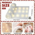 thumbnail image 5 of LED Lighted Christmas Snow Blanket - Fake Snow Decor for Christmas Village, Soft Fluffy Material, Festive Holiday Decoration for Indoor and Outdoor Use, 70*17.7in, Color, 5 of 9