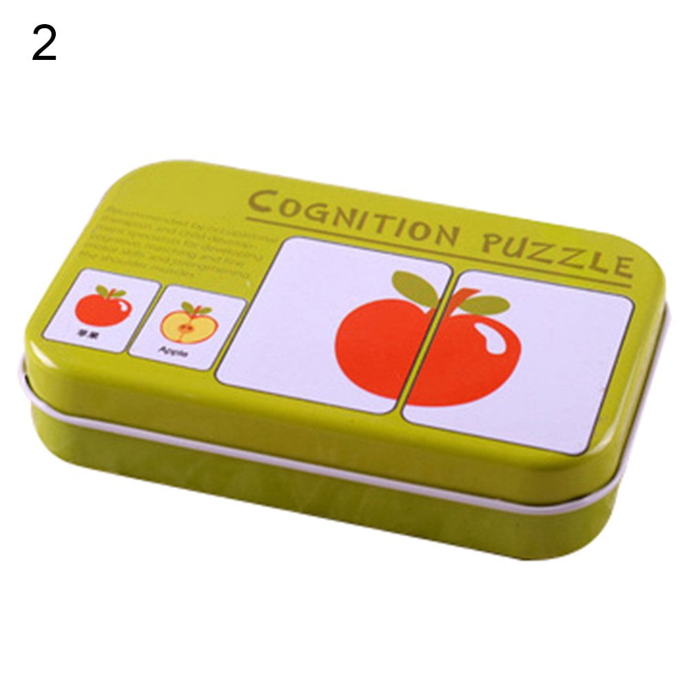 CNKOO Pair Puzzles Wooden Baby Kids Vehicle Fruit Animal Life Pair