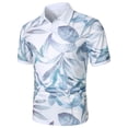 thumbnail image 5 of adviicd Mens Polo Shirts Short Sleeve Men’s Polo Shirts Relaxed Fit Short Sleeve Casual Golf Polo T Shirts Henley Tops Blue,L, 5 of 5