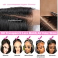 thumbnail image 4 of RYHAIR 8 inches 100% Human Hair 13x4 Front HD Lace Bob Wig with Pre Plucked Natural Hairline for Women, 4 of 7