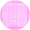 thumbnail image 1 of Ahgly Company Indoor Round Solid Purple Modern Area Rugs, 6' Round, 1 of 4