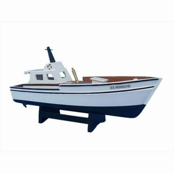Handcrafted Model Ships Minnow Gilligans Island - Minnow 14 in. Decorative Famous Ship