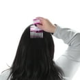 thumbnail image 5 of Unique Bargains 1 Pc Fashion Portable Hair Insert Comb Colorful Purple Imitation Acetic Acid, 5 of 6