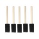 thumbnail image 4 of 24pcs 1 Inch Sponge Wood Handle Paint Brush Set 10 Pack Lightweight Durable for Acrylics Stains Varnishes Crafts Art, 4 of 5