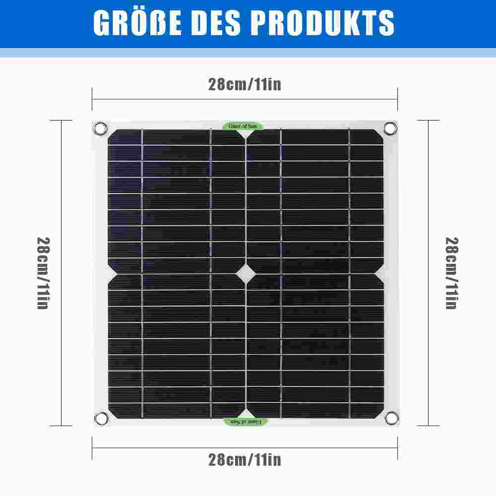 400W Controller Solar Panel Kit 5V 100A Portable Outdoor Home Battery Charger