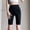 Black3, variant on Zedker Shorts for Women Breathable Stretch High Waist Yoga Tights Lift Pants for Workout Black Plus L