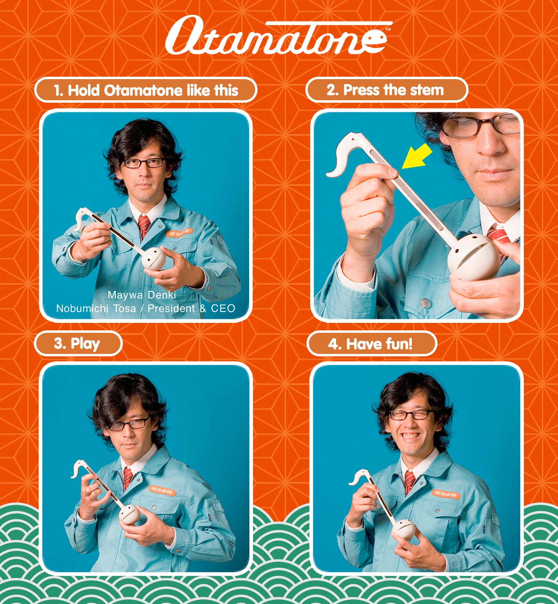 Otamatone Electronic Musical Instrument Toy for Children Unisex Adults - Ninja