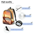 thumbnail image 3 of Easygdp Starfish Sunset Sea Beach Durable Canvas Laptop Backpack,Water-Resistant,Adjustable Shoulder Strap,Large Capacity,Lightweight, Fits 15-17in Laptops for School,Work,Travel-Medium, 3 of 5