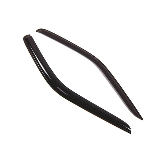 TuningPros Outside Mount Window Visor Deflector Smoke Tinted 2 Pcs Set For 2010-2013 Ford Transit Connect