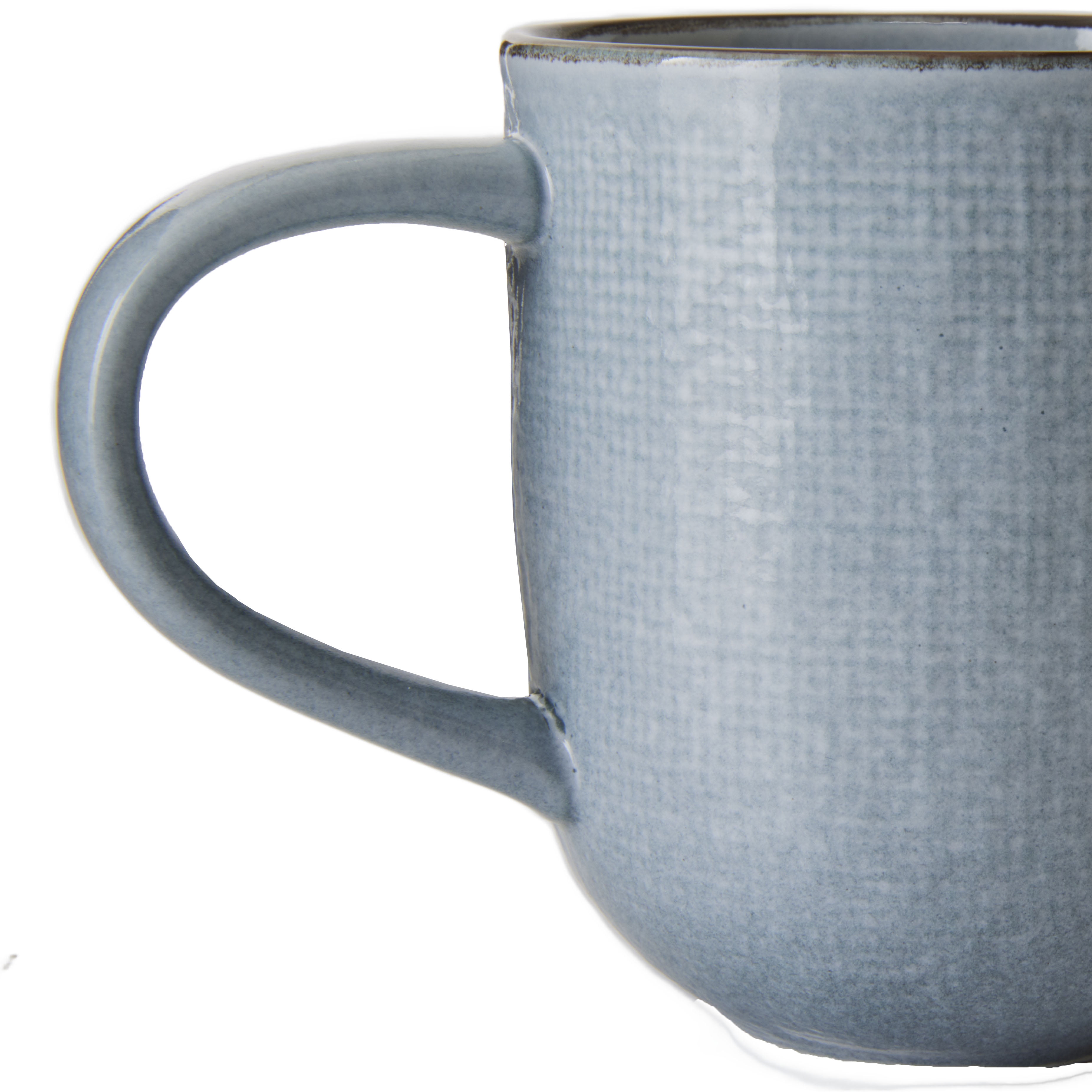 (4 pack) Better Homes & Gardens Denim Murphy Stoneware Mug