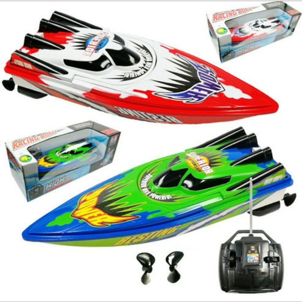 Puangsi RC Racing Boat for Pools and Lakes, Remote Control Ship High
