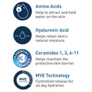 CeraVe Travel Size Hydrating Cream-to-Foam Facial Cleanser for Normal to Dry Skin 3 fl oz