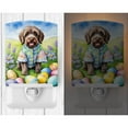 thumbnail image 2 of Wirehaired Pointing Griffon Easter Egg Hunt Ceramic Night Light 4 in x 6 in, 2 of 3