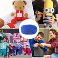 thumbnail image 4 of Matsuzay Hilo de ganchillo hilo de tejer multicolor prendas de bebé artesanías regalos hechos a mano hilos flexibles 4 capas para tejedores Artesanía 55azul, 4 of 5
