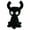 Black, variant on Hollow-Knight Plush Soft Stuffed Doll,Hollow-Knight Plush Soft Stuffed Doll,Gift for Game Fans and Friends