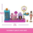 thumbnail image 5 of Barbie Mini BarbieLand Collectible Pet Boutique Playset with 1.5-inch Barbie Doll, Interactive Play Areas for Storytelling Fun, 5 of 7
