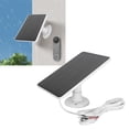 thumbnail image 1 of Solar Panel Camera , IP66 Waterproof  Solar Panel  Adjustable Mount Solar Panel with 9.8ft Charging Cable, 1 of 8