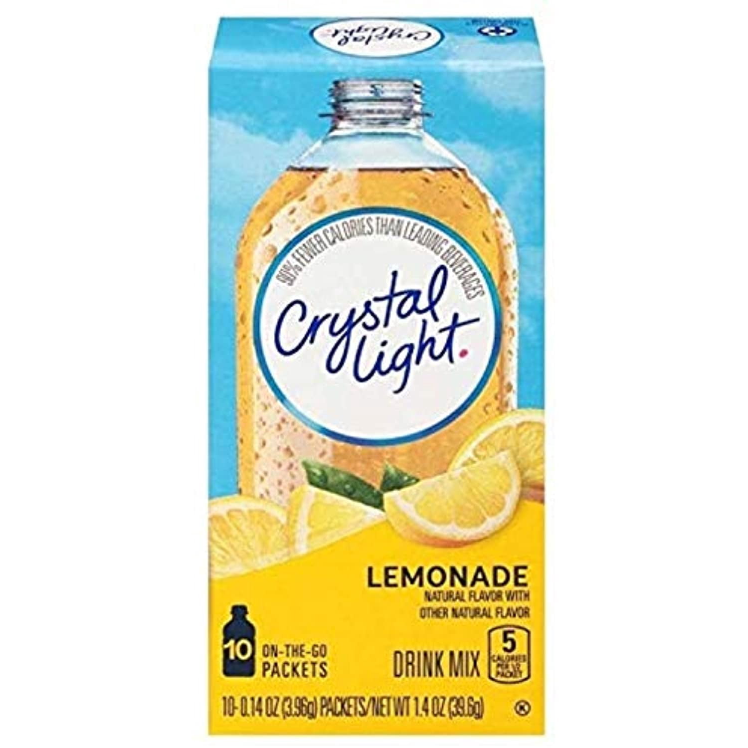 Crystal Light Lemonade, 10 On-The-Go Packets (Pack Of 4)