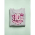 thumbnail image 3 of The Royals - Retro Gothic Crown Emoji Graphic Men's Sweatshirt, 3 of 4
