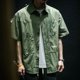 thumbnail image 3 of Camisa de hombre Cargo Camisas sueltas verdes para hombre Moda normal 2024 Venta Asia Cosas baratas con Cómodo I Elegante Algodón Casual, 3 of 5