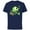 Navy, variant on Disney and Pixar Monsters, Inc. Mike Wazowski Feels Good Man - Short Sleeve Cotton T-Shirt for Adults - Customized-Black