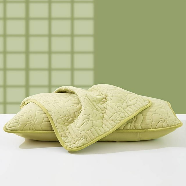 BAOPAI Waterproof Long Staple Cotton Woven Pillowcase with Button Closure - Ideal for Bedroom Decor, Protects Pillow from Moisture, Easy to Clean and Maintain
