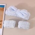 thumbnail image 4 of Lightweight Teen Washing Face Headband & Wristband Set Soft Hairband Wristband, 4 of 10