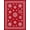 Red, Pattern 3, variant on ODIKA 8'x10' Machine Washable Non-Slip Area Rug, Joyful Celebration Yuletide Decorative Pathway Accent High Traffic Rug, Red, 638802