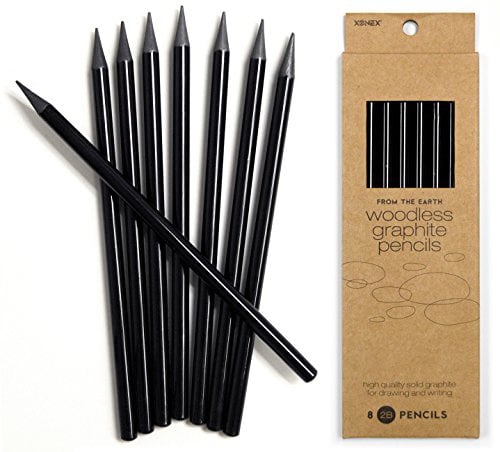 #20001 tree free 100% graphite Set of 8 in Gift Box Xonex Graphite Pencil Set 