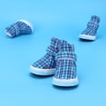 thumbnail image 4 of Zapatos deportivos para perros Bling Bling antideslizantes azules 4 piezas, 4 of 12
